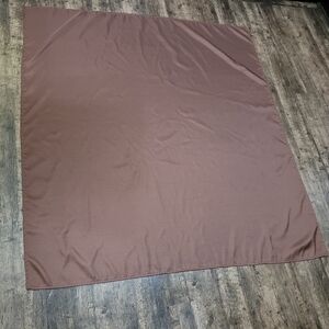 Yurihome Square 56x59 inch Brown Square Tablecloth